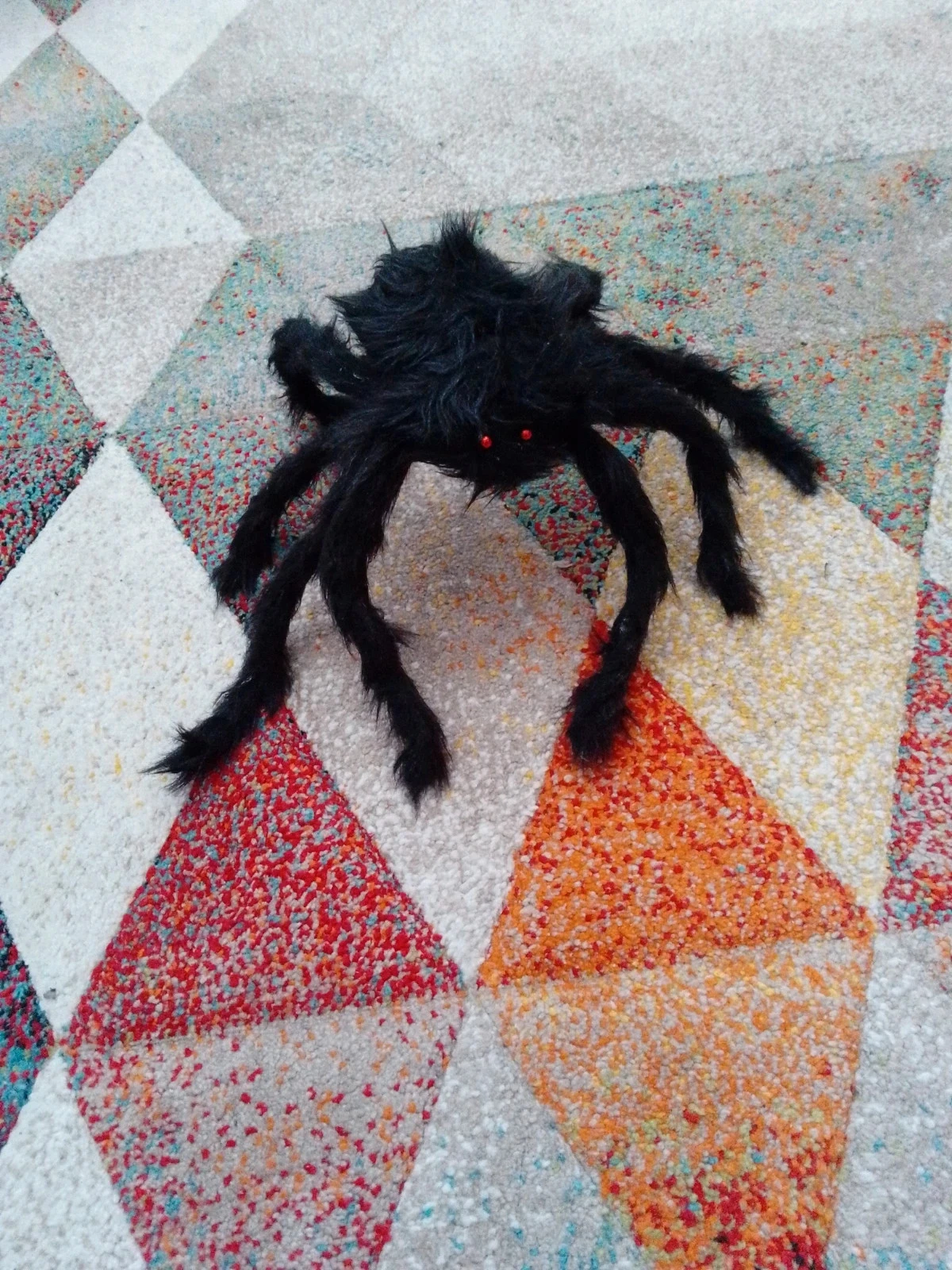 Peluche grande araignée noire